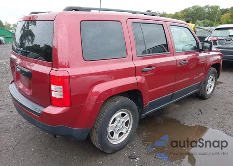 2016 Jeep Patriot Sport из США, поврежденный, VIN 1C4NJPBA4GD747704